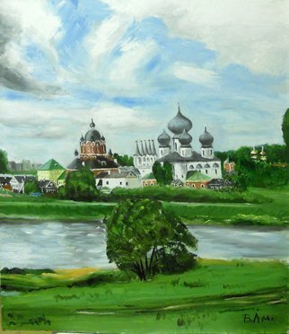 Vadim Amelichev; Tikhvin, 2016, Original Painting Oil, 70 x 60 cm. 