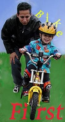 Rosalinda Alejos; CC Ride, 2004, Original Photography Other, 4 x 8 inches. Artwork description: 241 One always remembers their very first bike.  This little guy got a Harley.  Time with him is sheer Magic....
