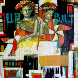 Ricardo Garcia; Beuty, 2015, Original Painting Acrylic, 3 x 4 feet. Artwork description: 241  Vibrant contempory art created in the heart of Downtown Los Angeles. ...