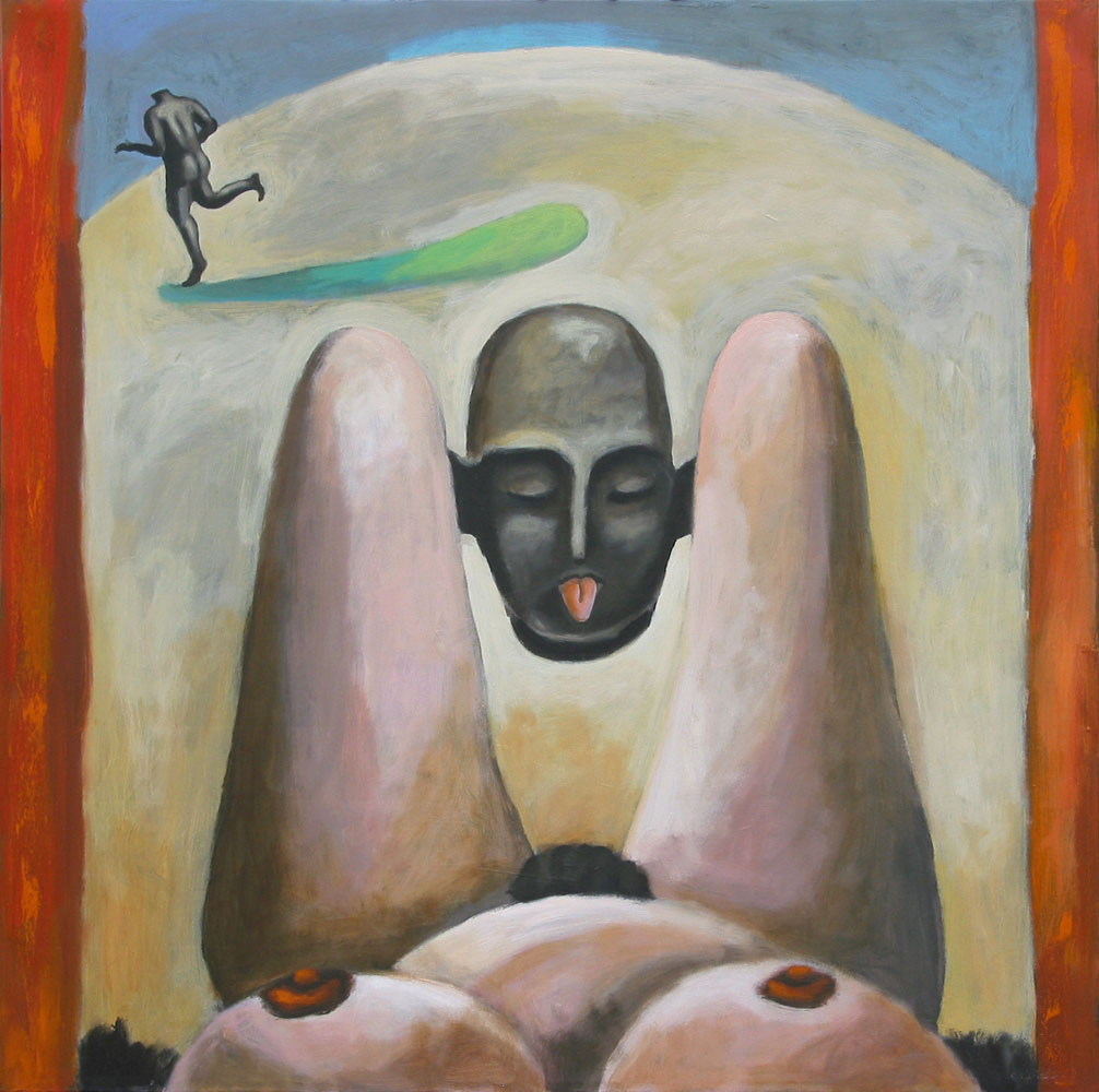 Alberto Ruggieri; Lovers, 2007, Original Painting Acrylic, 60 x 60 cm. Artwork description: 241 eros, love, nude, sex, relationship...