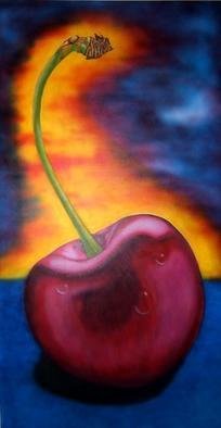 Mccullough Ryan; Cherry, 2008, Original Painting Acrylic, 3 x 6 feet. Artwork description: 241   giant cherry ...