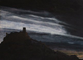 Sarah Longlands; Ghost Town, 2018, Original Printmaking Giclee, 420 x 297 mm. Artwork description: 241 This is an archival print on 310gsm Canson lustre paper. The size of the image is 20mm smaller than the width of the paper because enough depth has to be left to sign the print at the bottom. It is signed and numbered by me.The image ...