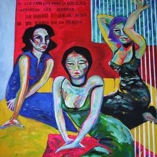 Sarangello Raquel; Tribute To The Poet, 2011, Original Painting Oil, 100 x 100 cm. Artwork description: 241    acrilic on canvas        ...