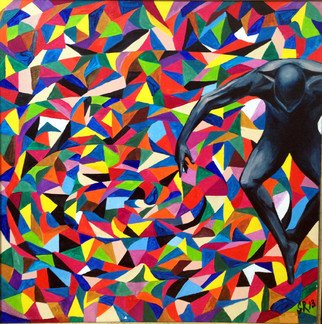Sasha Robinson; Spirit Superiority 1, 2014, Original Painting Oil, 70 x 50 cm. Artwork description: 241  This work is about the superiority over the circumstances. This piece is exhibited at Mountain Olympic Village Sochi 2014 ...