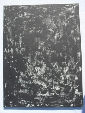 Stephan Van Riezen; Black, 2010, Original Painting Oil, 60 x 80 cm. Artwork description: 241  Black sgvanriezenoil and acryl on canvas ...