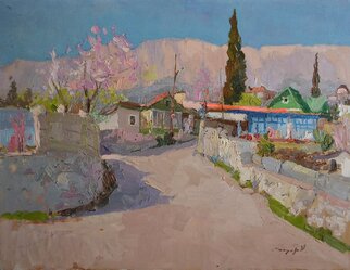 Alexander Shandor; In Crimea, 2013, Original Painting Oil, 90 x 70 cm. Artwork description: 241 Painting: Oil on CanvasOriginal: One- of- a- kind ArtworkSize: 90 W x 70 H x 3 D cmFrame: Not FramedReady to Hang: Not applicablePackaging: Ships Rolled in a Tube...