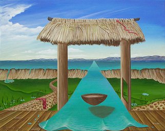 Sharon Ebert; Kava Flow, 2007, Original Painting Acrylic, 20 x 16 inches. Artwork description: 241  Kava. . . the traditional drink of many South Pacific countries.  Relaxation at it's best. ...