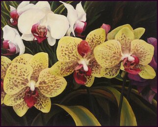 Sandra Bryant; Orchids, 2022, Original Painting Oil, 20 x 16 inches. Artwork description: 241 Beautiful orchids were an inspiration for this painting. ...