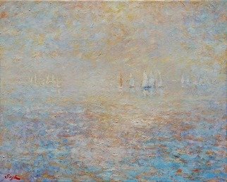 Simon Blackwood; Sea Of Marmara 2, 2006, Original Painting Oil, 25 x 20 inches. 