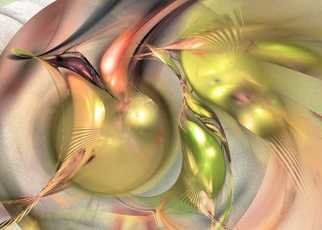 Sipo Liimatainen; Fruitful, 2012, Original Digital Art, 55.1 x 39 inches. Artwork description: 241  This beautiful and slightly- built spiral fractal artwork belongs to my 