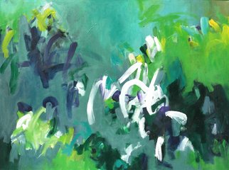 Suzanne Jacquot; Impressions Of Spring, 2008, Original Painting Acrylic, 48 x 36 inches. 
