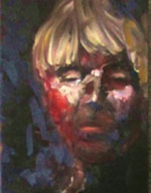 Sue Johnson; Self Portrait, 2011, Original Painting Oil, 11 x 14 inches. Artwork description: 241    f a patio and the light is continually changing.        All artists, at one time or another, are inspired to paint a portrait of themselves.  Here is one of mine.    ...