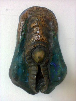 Sinethemba Ngubane; Hybrid, 2015, Original Ceramics Handbuilt,   cm. Artwork description: 241    fired and glazed raku clay   ...