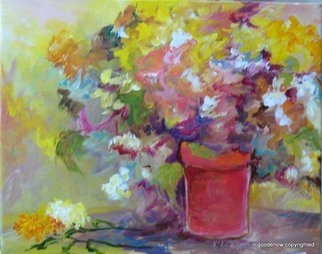 Nancy Goodenow; Flowers In Sun, 2011, Original Painting Acrylic, 20 x 16 inches. Artwork description: 241     acrylic painted on stretched canvas       ...