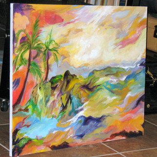 Nancy Goodenow; Tropical Splendor , 2014, Original Painting Acrylic, 30 x 24 inches. Artwork description: 241         acrylic painted on stretched canvas, 1