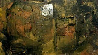 Stefan Fiedorowicz, 'Cowering Deception', 2017, original Painting Oil, 100 x 70  x 5 cm. 