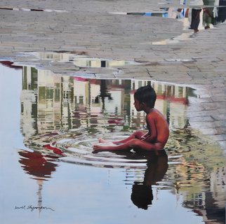 Sunil Shegaonkar; RELIGION OF TRUE CHILDNESS, 2016, Original Painting Acrylic, 48 x 48 inches. Artwork description: 241  THIS PAINTING HAVING THE SUBJECT OF TRUE CHILDNESS. VERY REAL ART. ACRYLIC ON CANVAS. ...