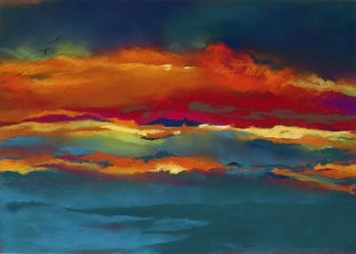 Suzanne Mcclelland, 'Soaring', 2010, original Pastel, 25 x 20  x 1 inches. Artwork description: 1911   Soaring together is just a peaceful place to enjoy. I love the excitement of color.  ...