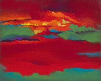 Suzanne Mcclelland; Storm Edge, 2010, Original Pastel, 17.5 x 15.5 inches. Artwork description: 241   original framed available...