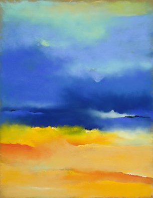 Suzanne Mcclelland; Stormy Beach, 2010, Original Pastel, 24 x 36 inches. Artwork description: 241   Its is a cloudy day at the beach. I love the soft sand and the intensity of the clouds. Prints are available for $300 USA$original abailable ...