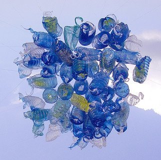 Tia Bley; Tunicata Doliolid Doliolum, 2011, Original Installation Indoor, 110 x 105 cm. Artwork description: 241        Plastic Plankton, Installation made from PET plastic bottles, 
