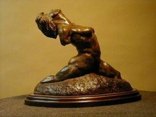 Terry Mollo, 'Betsy', 2002, original Sculpture Other, 9 x 12  x 15 inches. Artwork description: 2307 A woman dances into flight, awakens, strengthens; her spirits soar. Bonded bronze....