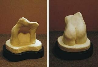 Terry Mollo, 'Pelvis Model', 2001, original Sculpture Ceramic, 8 x 7  x 8 inches. Artwork description: 2307 This stoneware piece is the original maquette for the marble pelvis above....