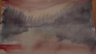 Matt Andrade; Lake, 2015, Original Watercolor, 11 x 15 inches. Artwork description: 241  Lake      ...