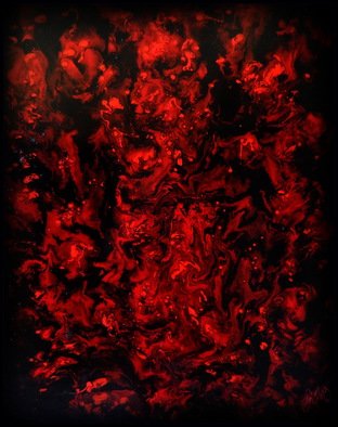 Christoph Van Daele; Fire Within Me, 2014, Original Painting Oil, 80 x 100 cm. Artwork description: 241 