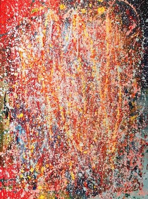 Vasile Ghiuta; Stardust, 2018, Original Painting Acrylic, 30 x 40 inches. 