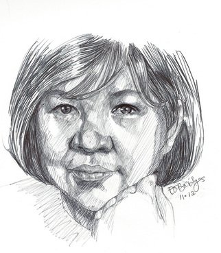 Evie O. Bridges; Olive, 2012, Original Drawing Pen, 11 x 8 inches. Artwork description: 241                     Rough Sketch                         ...
