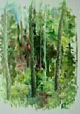 Vladimir Volosov, 'In The Thicket', 2009, original Painting Oil, 12 x 16  x 1 inches. Artwork description: 2703        There is no doubt that visual art is a powerful medium. It has the ability to inspire and to move us deeply.The author s goal to engage the viewer in the creative process. He invites the viewer to go their own way and become a co- ...