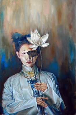Wenli Liu; Another Life, 2016, Original Painting Oil, 24 x 36 inches. Artwork description: 241 Life is beautiful. We spouted, we blossomed, and we will dry out. It s a cycle, we don t get to live forever, but the power and beauty of life is forever. ...