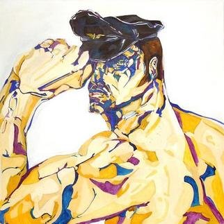 Shannon Russell; ALPHA MALE, 2006, Original Painting Oil, 48 x 48 inches. Artwork description: 241 WHEN YOU KNOW YOU CAN HAVE ANYTHING THAT MOMENT WHEN WHAT YOU SEE IS YOURS...
