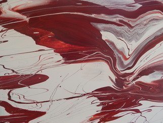 Will Birdwell; Turmoil, 2018, Original Painting Oil, 60 x 48 inches. Artwork description: 241 OIL ON CANVAS ABSTRACT PAINTING. Crimson, burgundy, maroon, modern, ...