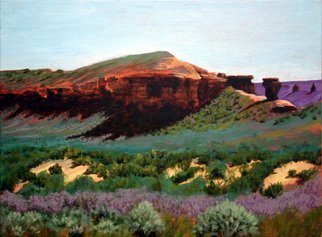 Wm Kelly Bailey; Near Vernal Utah, 2012, Original Painting Acrylic, 12 x 9 inches. Artwork description: 241 Dinosaur Country Near Vernal, Utah acrylic painting on canvas panel is 9 x 12.  Frame OD is 13. 5 x 16. 5 Available. ...