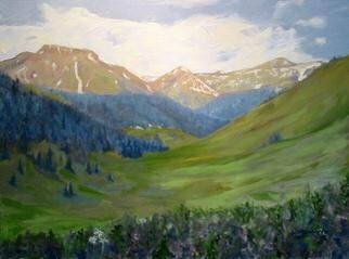 Henry Woody Lindenmeyr; CB Side Of West Maroon Pass, 2005, Original Painting Oil, 24 x 18 inches. Artwork description: 241 The artist has captured a magnificant Colorado view from the west side of West Maroon pass. This is a popular hike from Crested Butte to Aspen....