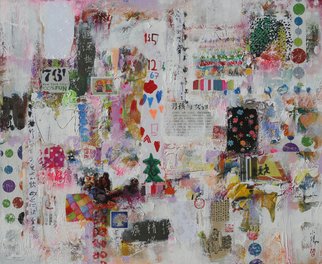Xiaoyang Galas; Boys And Girls, 2014, Original Mixed Media, 50 x 60 cm. Artwork description: 241  Boys and girls, 50x60cm, mixed media on canvas. Four boards painted, ready to hang up on wall. Copyright reserved.         ...