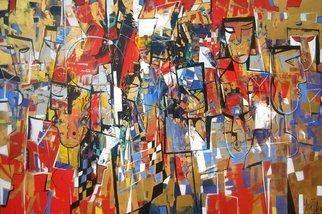 Paul Ygartua; The Procession, 2008, Original Painting Acrylic, 180 x 120 inches. 