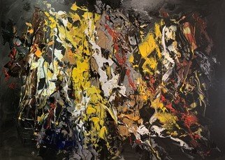 Paul Ygartua; Black Danube, 2021, Original Painting Acrylic, 60 x 48 inches. Artwork description: 241 Acrylic on canvas abstract by Paul Ygartua...
