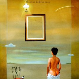 Fidel Sarmiento: 'Empty Frame', 2007 Acrylic Painting, Surrealism. Artist Description:  Book Cover 2007 ...