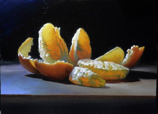 Armand Cabrera: 'orange beauty ii', 2022 Oil Painting, Still Life. I love the glow of these oranges in my studio ...
