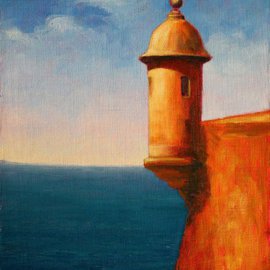 Angel Cruz: 'El Morro B3', 2014 Oil Painting, Representational. Artist Description:  El Morro from a series of paintings of the same subject.  ...