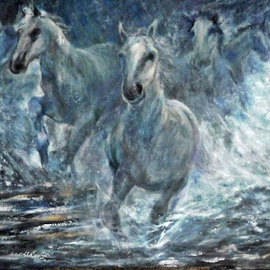 Running Horses By Sylva Zalmanson