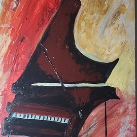 Faye Newsome: 'my keys', 2019 Acrylic Painting, Music. Artist Description: Piano jazzes up any room. ...
