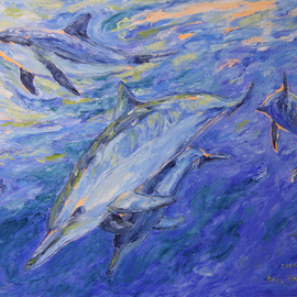 Dolphins By Agnieszka Praxmayer