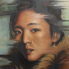 Portrait of Gong Li By Wong Pun Kin