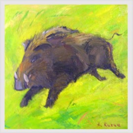 colchian wild boar By Alexandre  Rurua
