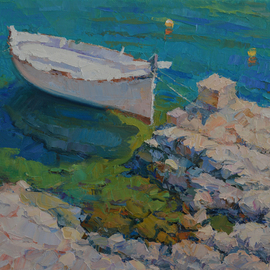 Alex Hook Krioutchkov Artwork La bala, 2015 Oil Painting, Boating