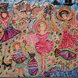 Alvaro Amejeiras: 'SPRING DANCE', 2010 Acrylic Painting, Americana. Artist Description:              xxx             ...